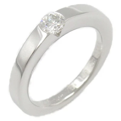 Anillo Cartier Fecha con Diamantes, Oro Blanco 18K (K18WG) Diamantes, Transparente, para Mujer Foto 1 de 4