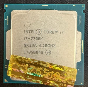Intel Core I7-7700K Prozessor (4,2 GHz, Quad-Core, LGA 1151) - SR33A - Bild 1 von 1