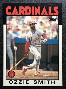 1986 Topps Tiffany #730 Ozzie Smith Cardenales de San Luis - Imagen 1 de 2