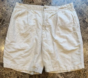 MENS CLUB ROOM LINEN CHINO SHORTS SZ 36 - Picture 1 of 5
