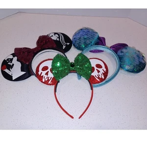 Disney Parks 3 set Headband Minnie Ear Limited - Picture 1 of 9