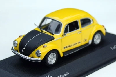 VW Maggiolino 1303 Sondermodell " World Cup 1974 ",Giallo Rally,MINICHAMPS Im M. - Immagine 1 di 4