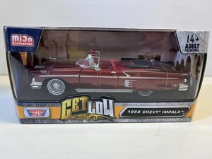 1958 Chevy Impala Drop Top New In The Box in 1/24 Scale Diecast by Motor Max - Picture 1 of 7
