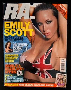 December 2008 RALPH MAGAZINE Australian Men's Entertainment Emily Scott - Imagen 1 de 2