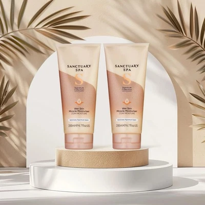 Sanctuary Spa Wet Skin Miracle Moisturiser - 3 Day Moisture, 200ml -2 Pack