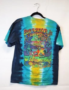 Rare Bob Weir and Ratdog Tie-Dye T-Shirt 2008 Tour Shirt Grateful Dead Theme - Bild 1 von 2