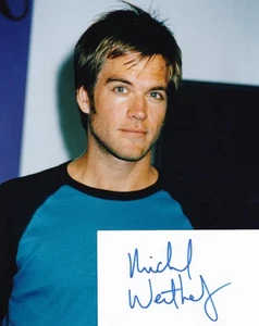 Michael Weatherly - NCIS - Agent Anthony DiNozzo - RARE HAND SIGNED CARD + PHOTO - Picture 1 of 5