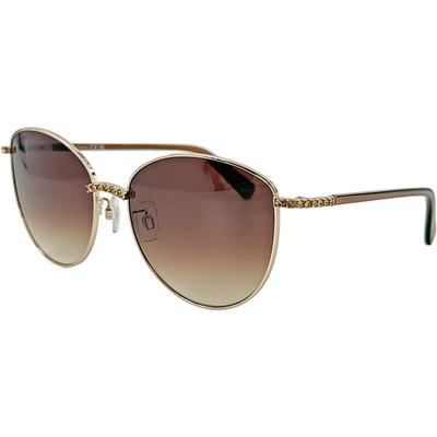 Gafas de sol Swarovski SK0344H para mujer de metal 28F oro rosa brillante 59-17 marrón degradado Foto 1 de 4