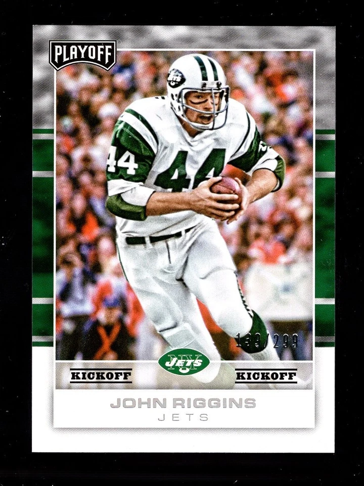 2017 PLAYOFF KICKOFF #160 JOHN RIGGINS 139/299 JETS - Image 1 of 1