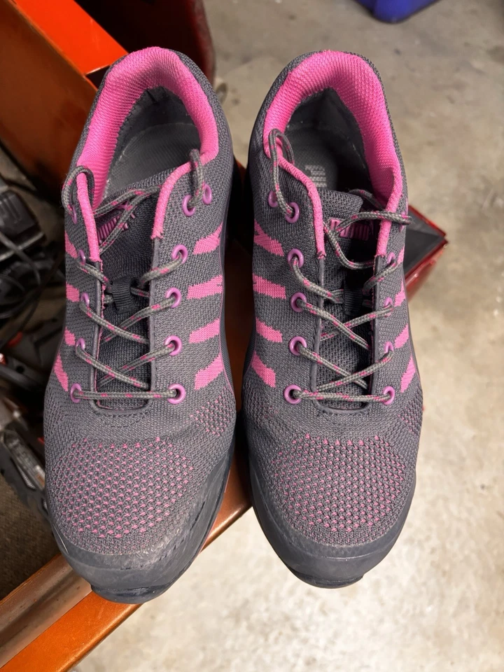 Puma Safety Shoes Celerity Pink Grey Low Steel Toe Knit Work 642915 Women Sz 10 - Image 1 of 3