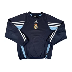 Real Madrid 2003/04 Adidas Training Football Sweatshirt 12 Boys Soccer Jersey - Picture 1 of 13