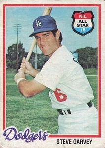 1978 Topps #350 Steve Garvey, ottime condizioni - piega - Foto 1 di 2