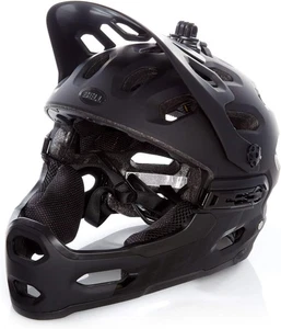 Bell Super 3R MIPS – MTB-Helm mit abnehmbarem Kinnbügel, Matte Black/Gray (Gr. L - Bild 1 von 1