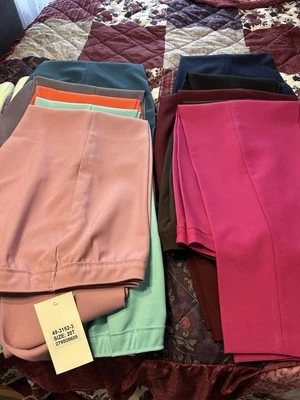 Bend Over Women's Slacks 1 Lot  Of 10 Pair.Size 20T - Image 1 of 4