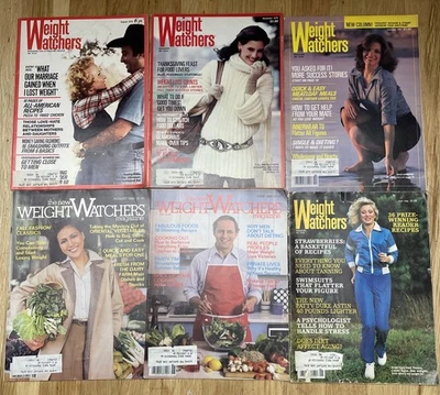 WEIGHT WATCHERS Magazine (Aug, Nov '79~Feb, May, Jun, Aug '80) Lot Of 6 Foto 1 de 2