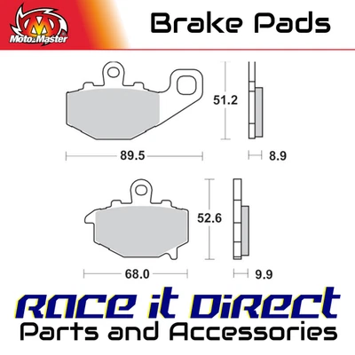 Pastillas Freno Para KAWASAKI ZX 9 R NINJA 1994-2003 Traseras Sinterizadas MotoMaster Foto 1 de 4