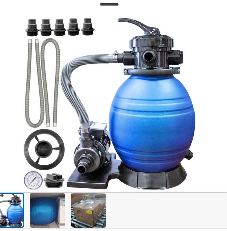 SWIMLINE HYDROTOOLS 12 Inch Pool Sand Filter Pump  KIT- 71225 - Image 1 of 1