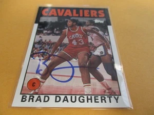BRAD DAUGHERTY 1993 TOPPS ARCHIVES 86 STYLE RC NBA SIGNED CARD IP CAVS - Picture 1 of 1