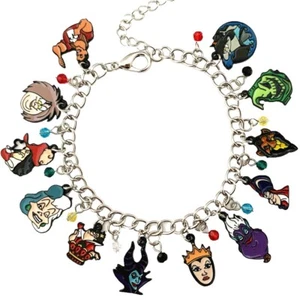 Disney Villains Colored Charm Bracelet - Picture 1 of 1