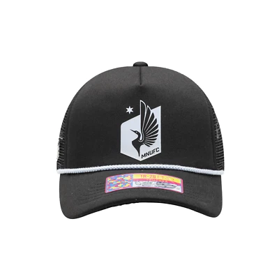 Gorra Snapback Minnesota United FC 'Atmosphere Trucker' de Fan Ink - Negra - MLS Foto 1 de 4