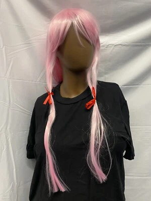 Peluca larga rosa sin marca para mujer Foto 1 de 3