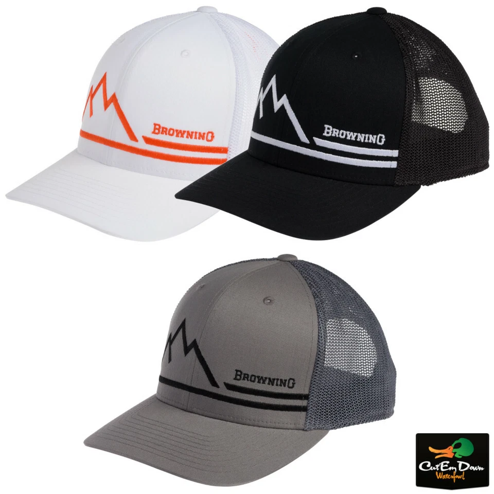 NEW BROWNING MOUNTAIN PEAK MESH BACK CAP BUCKMARK LOGO HAT - Image 1 of 1