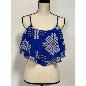 Top corto Iky Me azul talla M - Imagen 1 de 3