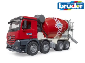 Bruder Toys Mercedes Acros Cement Mixer Truck Concrete Lorry 1:16 Rotating Drum - Picture 1 of 3