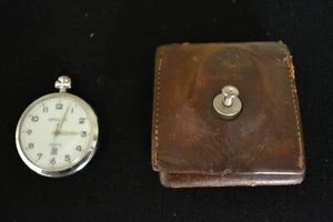 Vintage Apollo pocket Watch Quarts in Leather Case - Picture 1 of 6