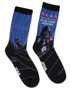 Calcetín Darth Vader Star Wars LEER Unisex Equipo Grande Sin Estampar Novedad Moda - Imagen 1 de 4