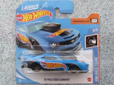 Hot Wheels 2020 #250/250 2010 PRO STOCK CAMARO blue "Alex Laughlin" @Q - Image 1 of 2