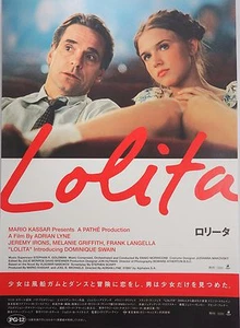 Lolita 1997 Adrian Lyne Drama Jeremy Irons Mini Póster Chirashi Japón - Imagen 1 de 2