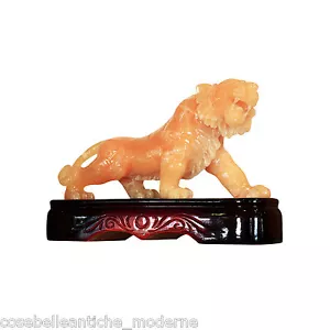 Lion Onyx Sculpture Art Stone Statue Classic Home Design - Picture 1 of 1