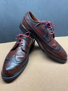 DEXTER Vintage Wingtip brown Pebble Leather Brogues, 11 C made in the USA. - Picture 1 of 12