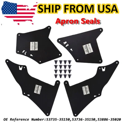 For Toyota FJ Cruiser 2007-2014 Apron Fender Liner Seal Flap Guard Splash Shield Foto 1 de 4