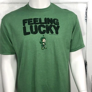 T-shirt uomo Lucky Charms Cereal 2012 St Patricks Feeling Lucky vestibilità slim taglia L - Foto 1 di 10