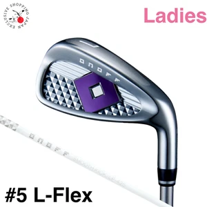 ONOFF Golf Lady Iron #5 L-Flex SMOOTH KICK LP-425I White Graphite Shaft Ladies - Picture 1 of 14