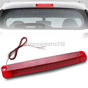 Universal Red Car LED High Mount Third 3RD Brake Rear Stop Tail Light Lamp 12V - Picture 1 of 9