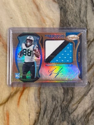 2021 Panini Certified Freshman Fabric Mirror Signatures Terrace Marshall Jr. /99 - Image 1 of 2
