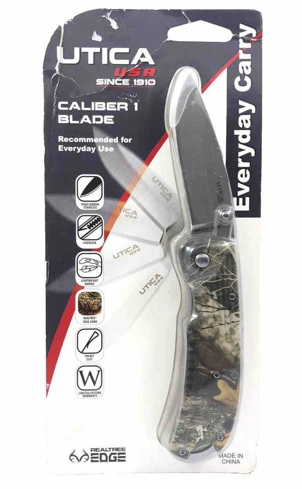 Navaja de Bolsillo Plegable Calibre 1 Linerlock Hoja de Acero Inoxidable 1893-LP Foto 1 de 3