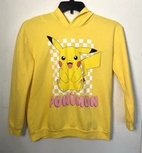 Pokémon Pikachu Yellow XL 14–16 kids sweatshirt pull over Hoodie - Picture 1 of 4