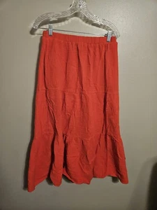 Rachel Zoe Women's Cotton Tiered Maxi Skirt Size Medium - Picture 1 of 7