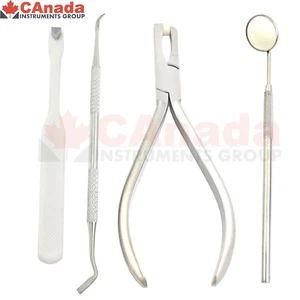 Orthodontic Band Set Up Kit Band Removing Plier Bite Stick Band Seating Scaler - Picture 1 of 6