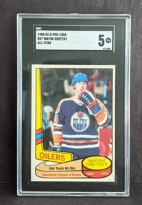1980-81 O-Pee-Chee Wayne Gretzky #87 Edmonton Oilers 🏒 Legend 🏒 Graded SCG 5 - Picture 1 of 3