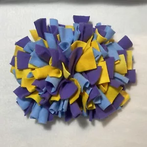 Dog Slow Feeding Mat Scent Work Puzzle Toy Treat Small Snuffle Mat Colorful - Picture 1 of 14