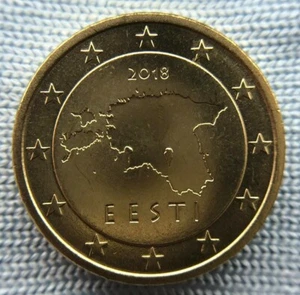 Estonia 50 euro cent 2018 UNC - Picture 1 of 2