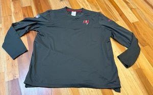 MAGLIA MANICA LUNGA Tampa Bay Buccaneers Nike TG XL TEAM COACH EMESSA NFL On Field - Foto 1 di 16