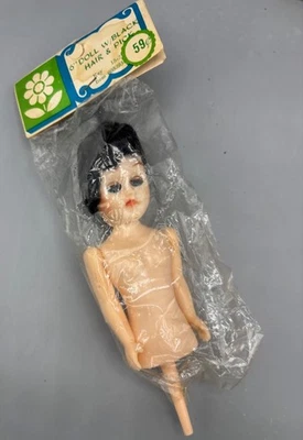 Media muñeca vintage de 6" a elegir pastel artesanías Foto 1 de 3