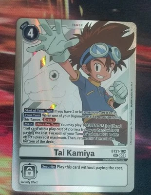 World Convergence: Tai Kamiya (BT21-102) Secret Rare NM - Image 1 of 4
