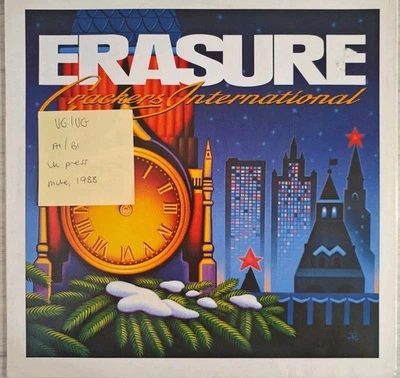 Erasure Crackers International Vinyl Record VG/VG 12MUTE93 1988 - Image 1 of 2